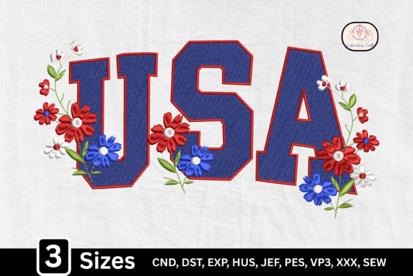 Patriotic Lettering Floral USA: A Seasonal Review