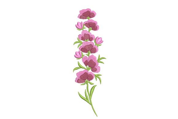 Tall Pink Flowers: A Craft Fair Embroidery Designer’s Review