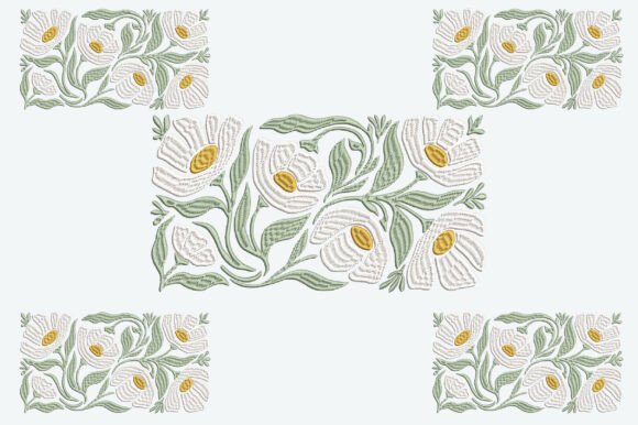 White Cosmos Flowers Embroidery Design: A Designer’s Review